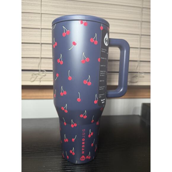 Hydrojug X DSG Exclusive Midnight Cherries 40oz Traveler BNWT - Picture 1 of 7